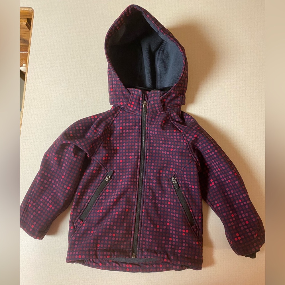 H&M Polka Dot Hooded Jacket